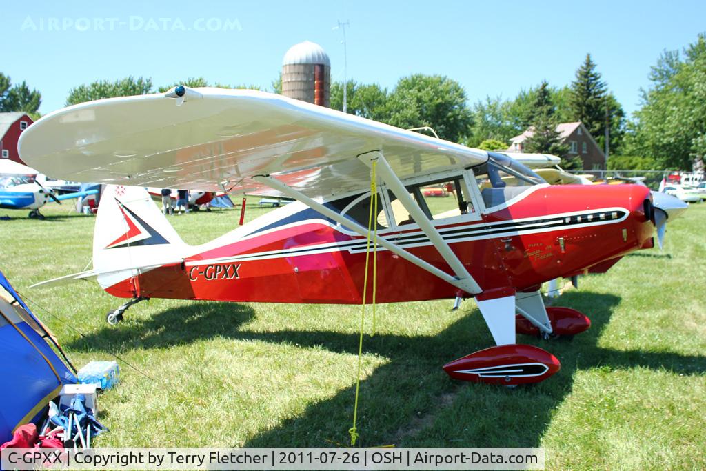 C-GPXX, 1953 Piper PA-20-135 Pacer C/N 20-1003, 1953 Piper PA-20-135, c/n: 20-1003
at 2011 Oshkosh