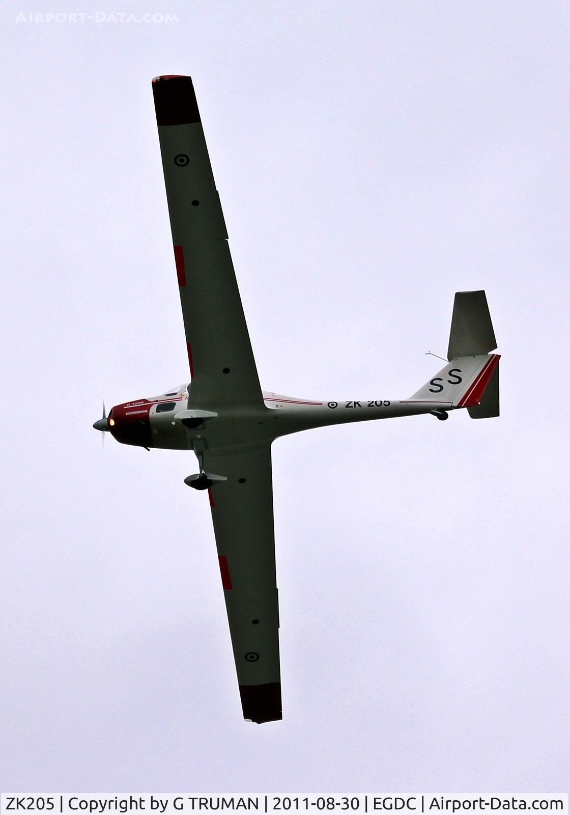 ZK205, Grob G-109B Vigilant T1 C/N 6575, Training in the circuit at Chivenor