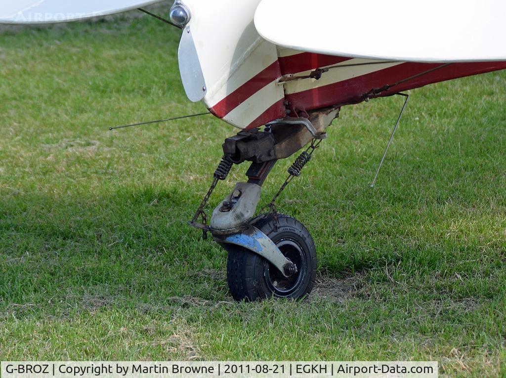 G-BROZ, 1958 Piper PA-18-150 Super Cub C/N 18-6754, TAILWHEEL STUDY