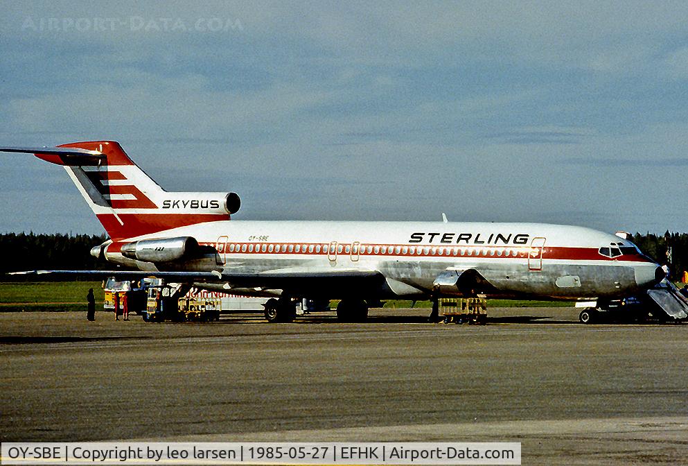 OY-SBE, 1980 Boeing 727-2J4 C/N 22079, Helsinki Finland with 