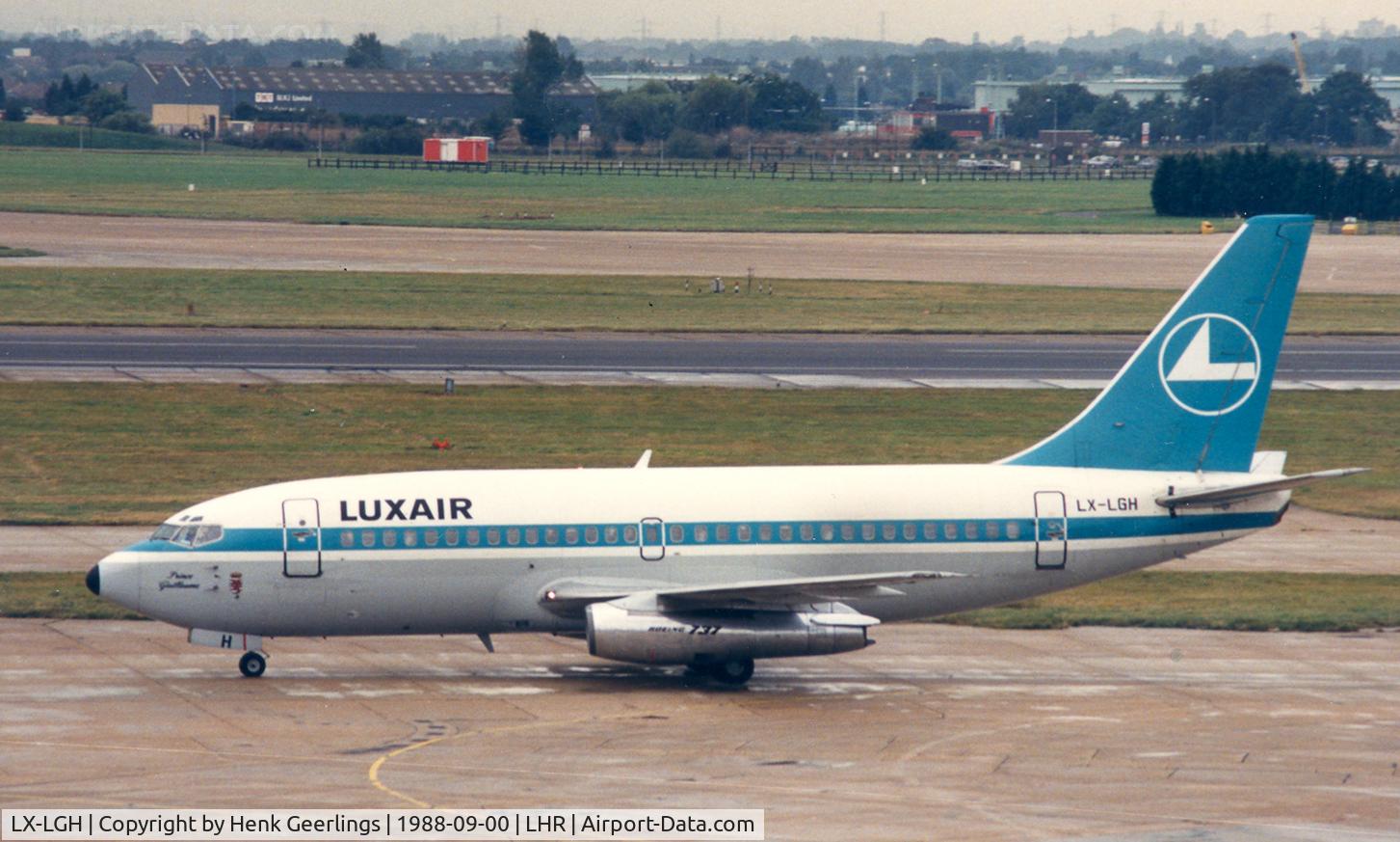 LX-LGH, 1977 Boeing 737-2C9 C/N 21443, Luxair