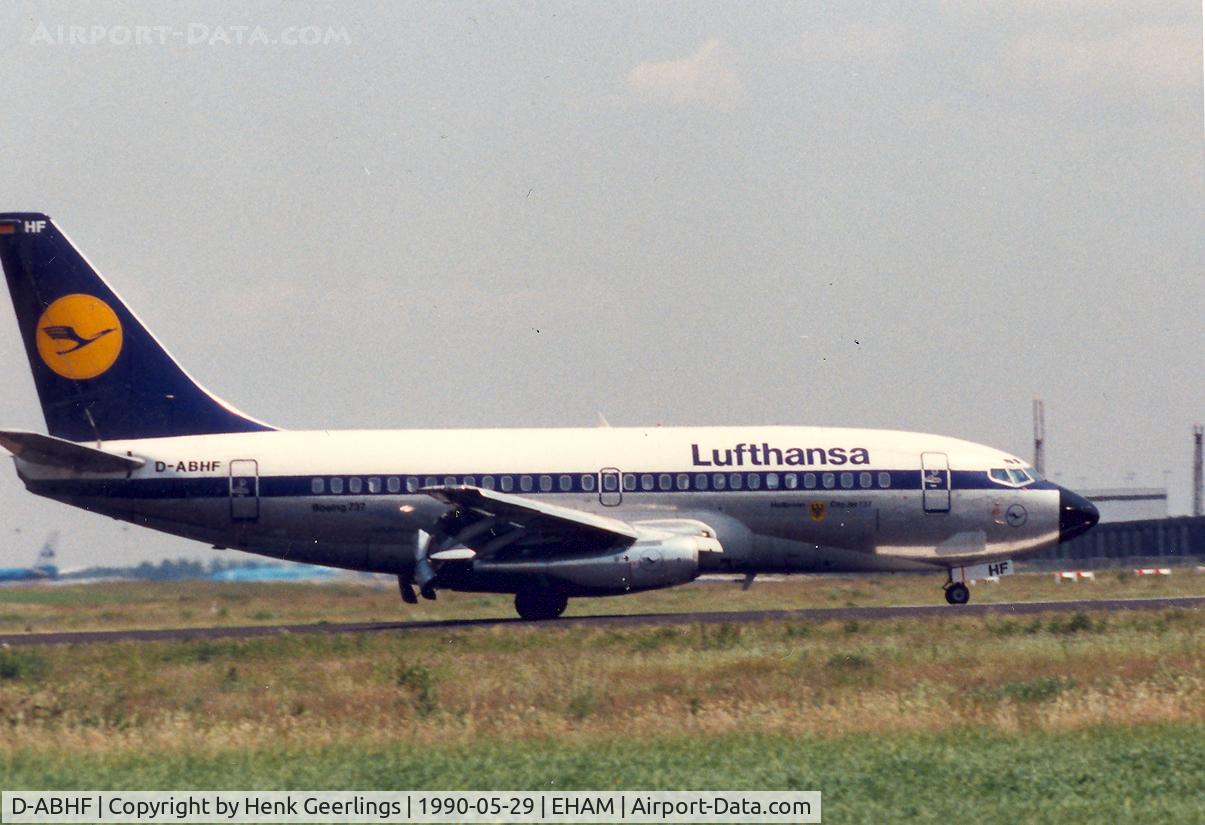 D-ABHF, 1981 Boeing 737-230 C/N 22134, Lufthansa