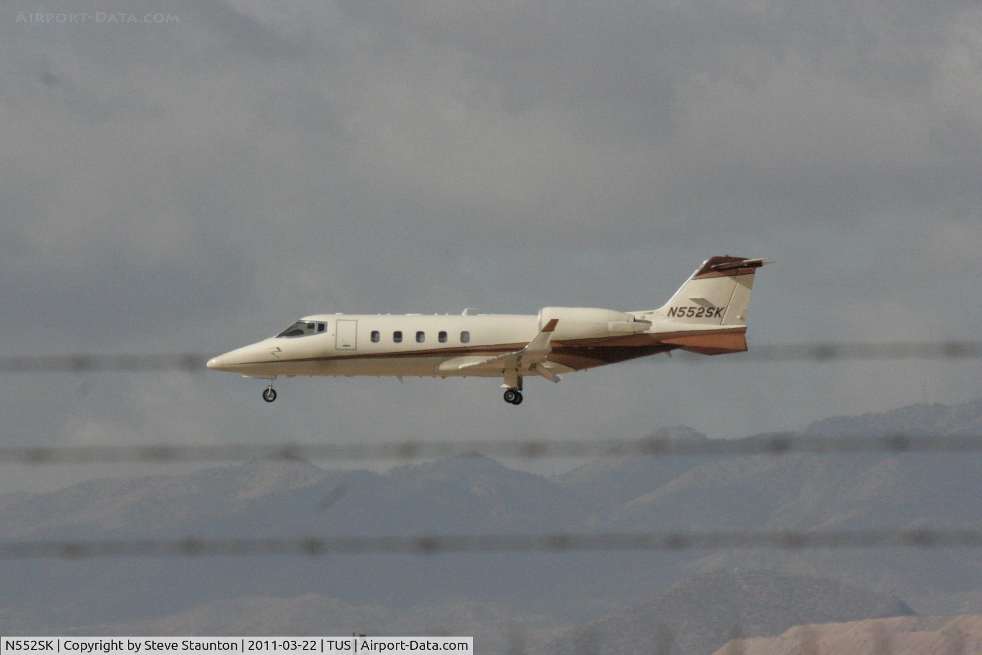 N552SK, 2001 Learjet Inc 60 C/N 219, Taken at Tucson International Airport, in March 2011 whilst on an Aeroprint Aviation tour