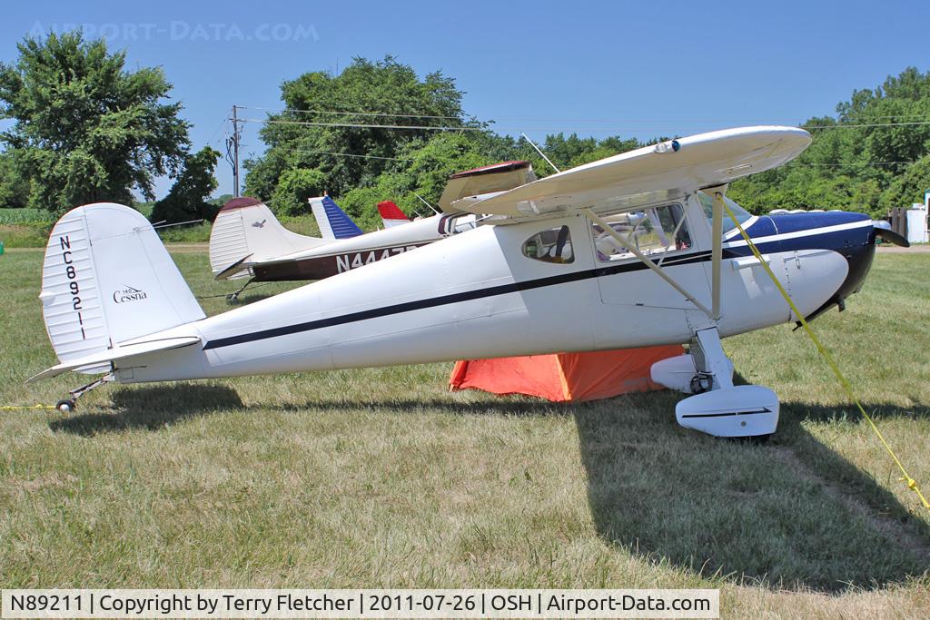 N89211, 1946 Cessna 140 C/N 8231, 1946 Cessna 140, c/n: 8231 at 2011 Oshkosh