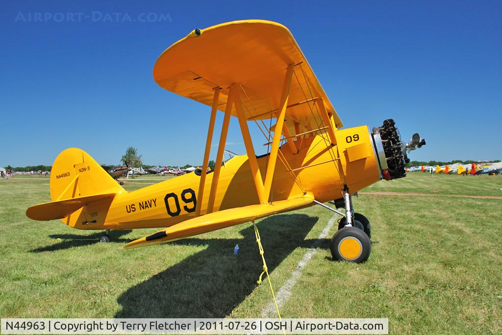 N44963, 1941 Naval Aircraft Factory N3N-3 C/N 1926, 1941 Naval Aircraft Factory N3N-3, c/n: 1926
at 2011 Oshkosh