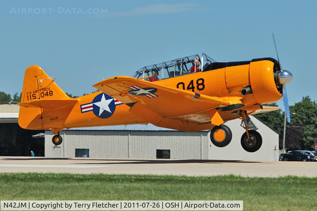 N42JM, North American T-6G Texan C/N 182-735, North American-buehn T-6G, c/n: 182-735
at 2011 Oshkosh