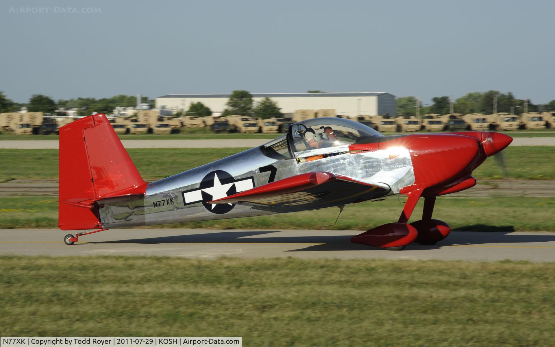 N77XK, Vans RV-7 C/N 73095, AIRVENTURE 2011