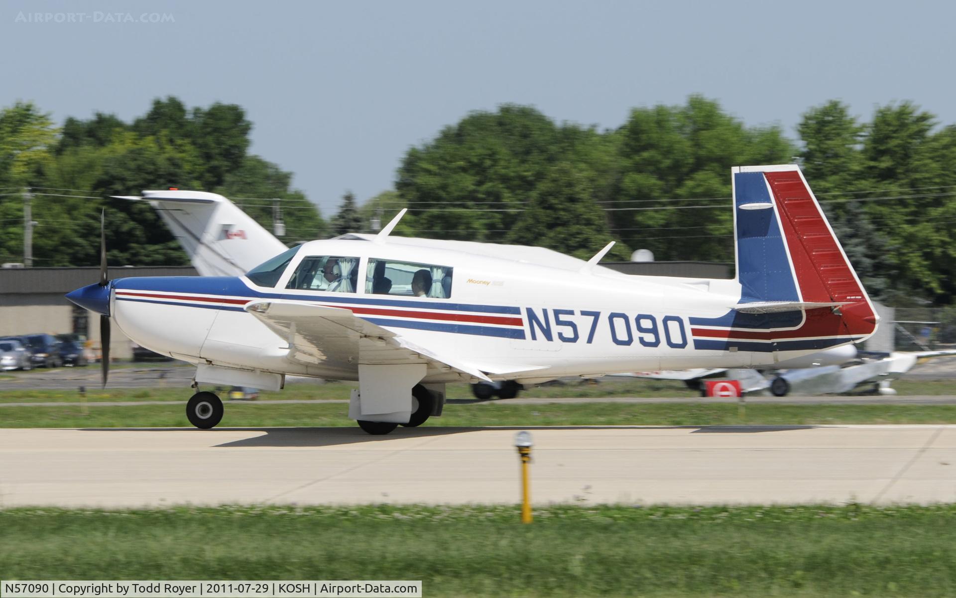 N57090, 1983 Mooney M20K C/N 25-0786, AIRVENTURE 2011