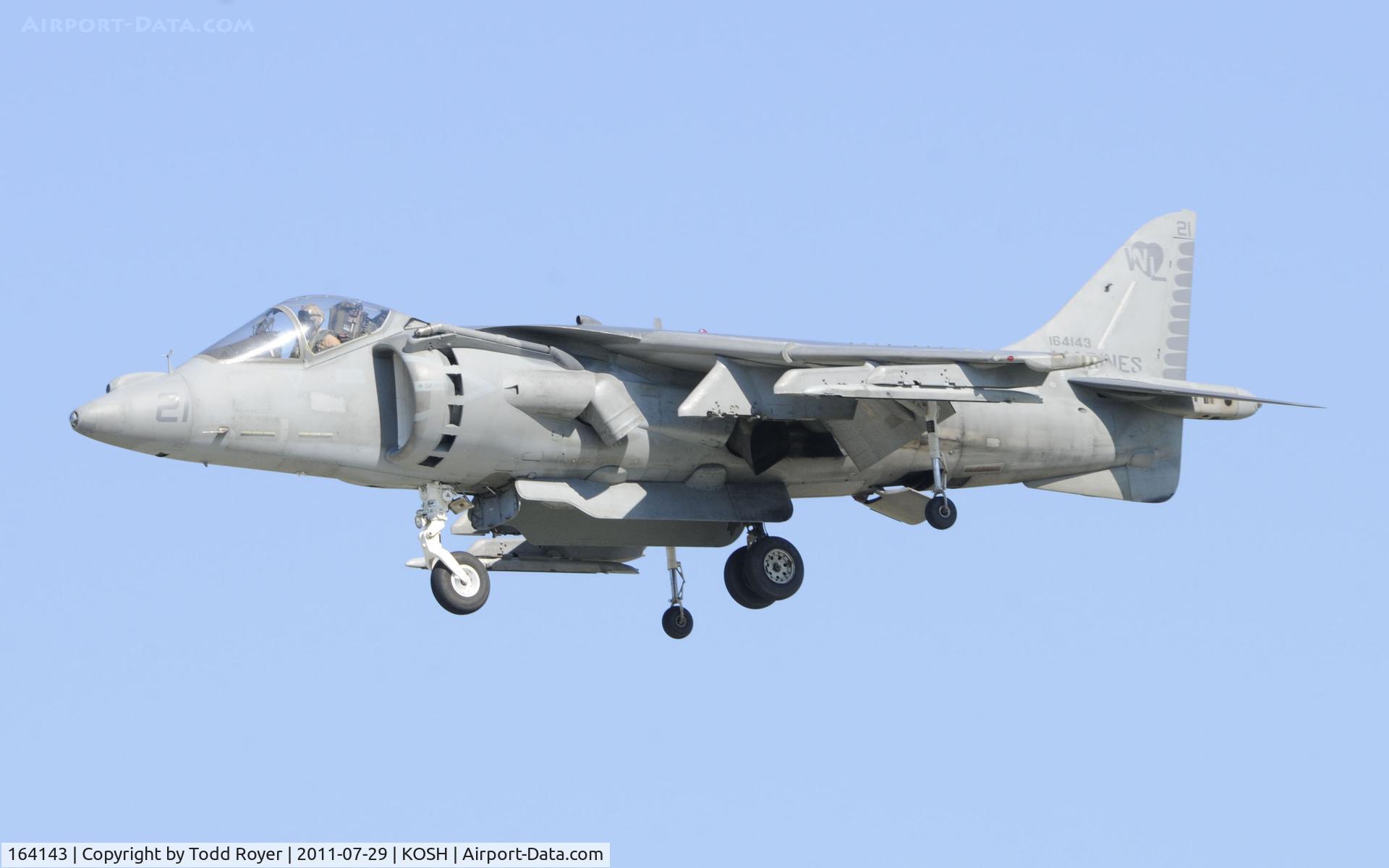 164143, McDonnell Douglas AV-8B Harrier II C/N 216, AIRVENTURE 2011