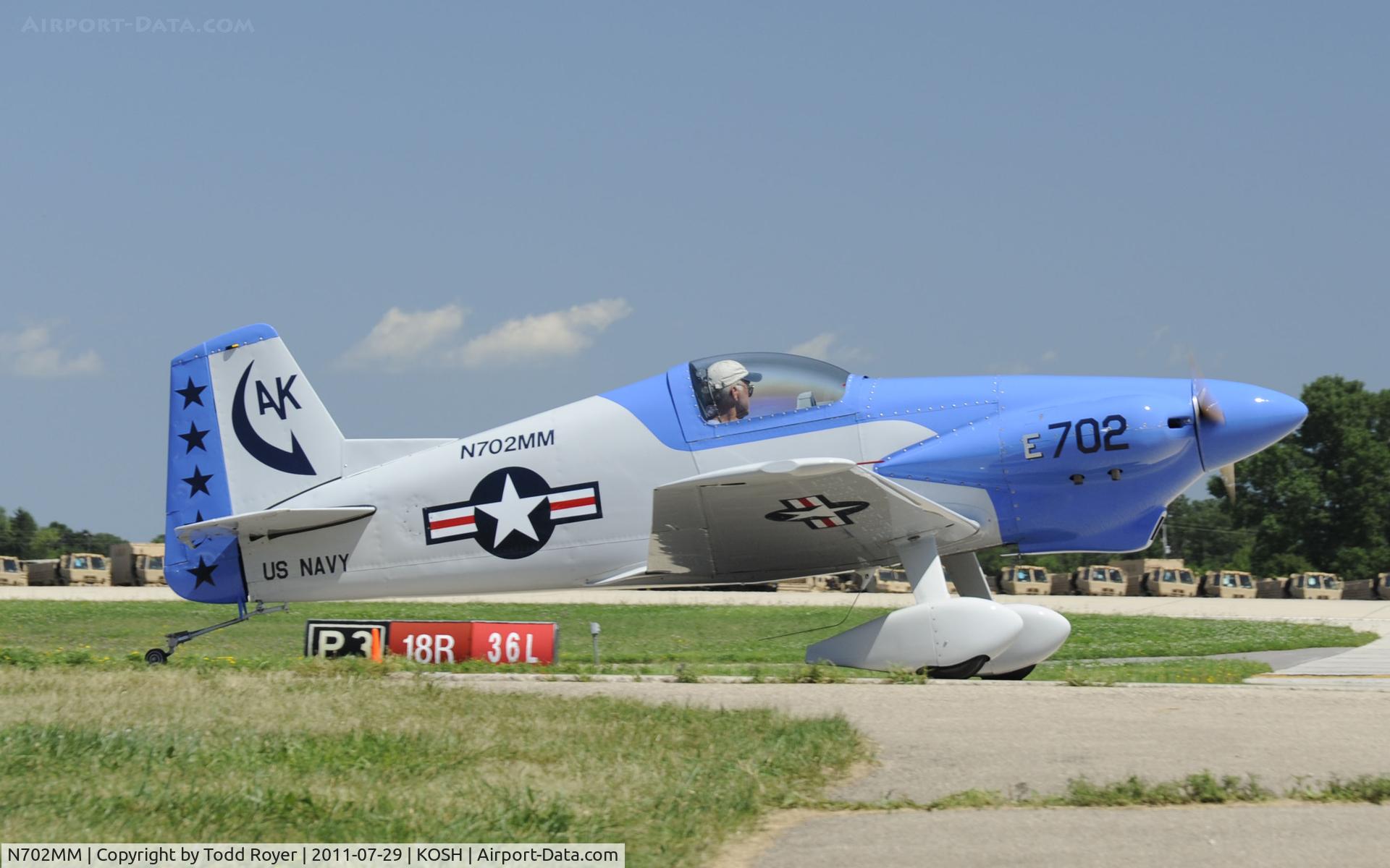 N702MM, 2007 Mustang Aeronautics Midget Mustang MM-1 C/N M-I-2178, AIRVENTURE 2011