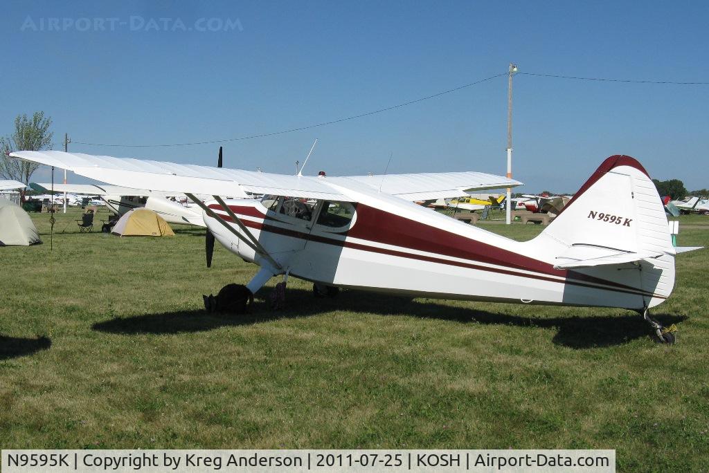 N9595K, 1947 Stinson 108 Voyager C/N 108-2595, EAA AirVenture 2011
