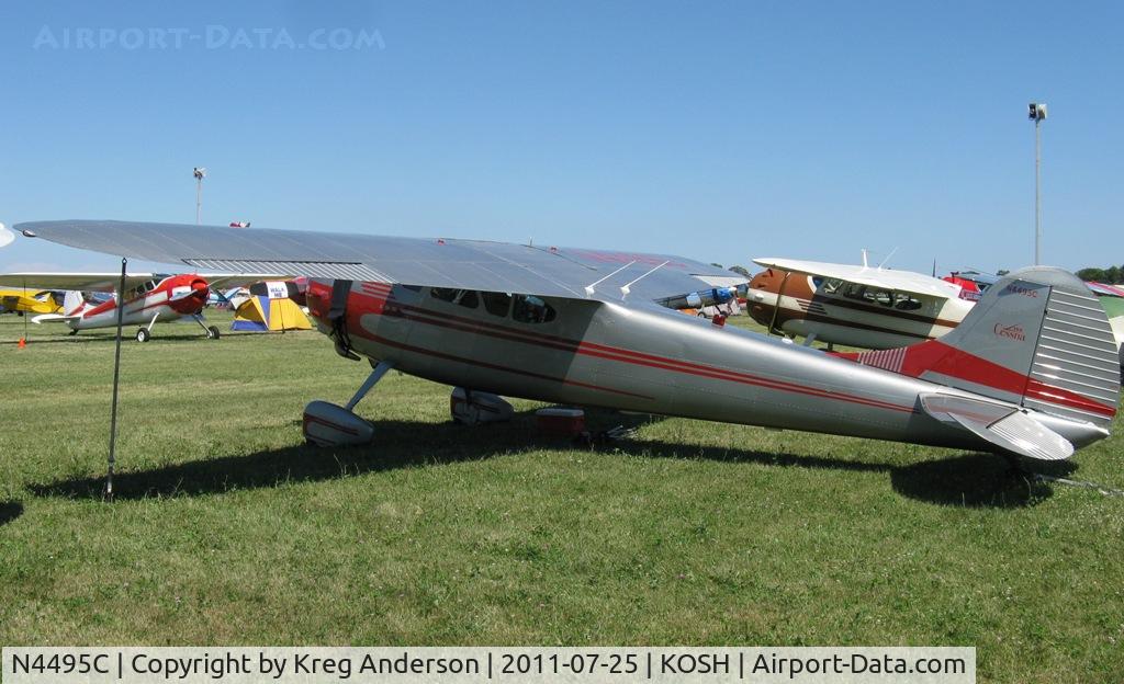 N4495C, 1953 Cessna 195 C/N 16079, EAA AirVenture 2011