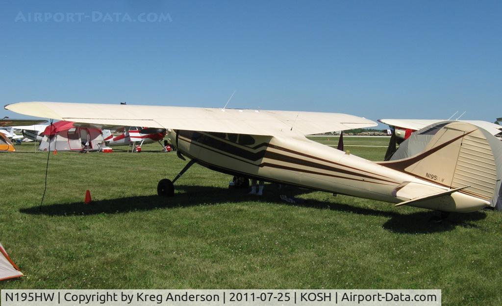 N195HW, 1952 Cessna 195 C/N 7800, EAA AirVenture 2011