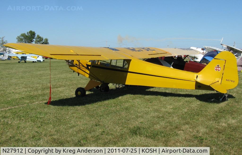 N27912, 1940 Piper J3C-65 Cub C/N 4444, EAA AirVenture 2011