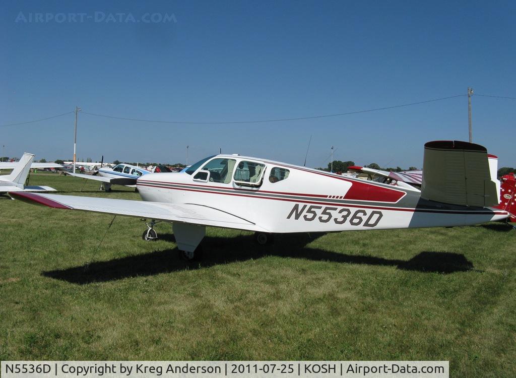 N5536D, 1957 Beech H35 Bonanza C/N D-5086, EAA AirVenture 2011