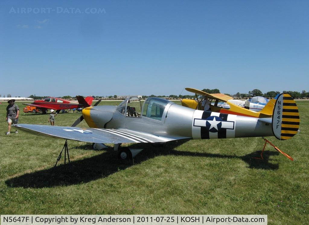 N5647F, 1967 Alon A2A Aircoupe C/N B-247, EAA AirVenture 2011