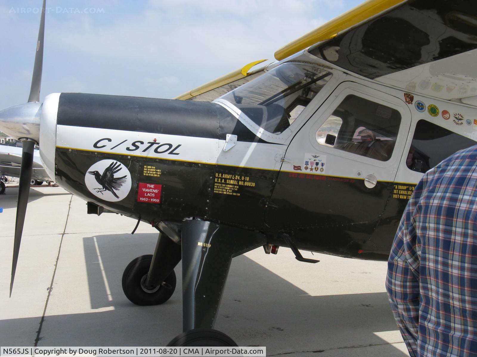 N565JS, 1956 Helio H-391B Courier C/N 039, 1956 Helio H-391B COURIER as U-10 STOL, Lycoming GO-435C&D 260 Hp