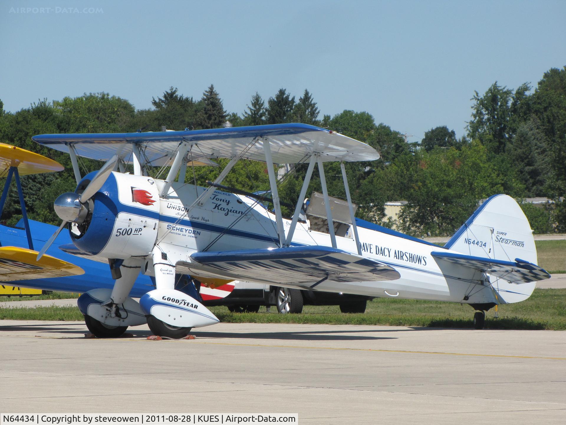 N64434, 1943 Boeing B75N1 C/N 75-7979, Wings over Waukesha 2011