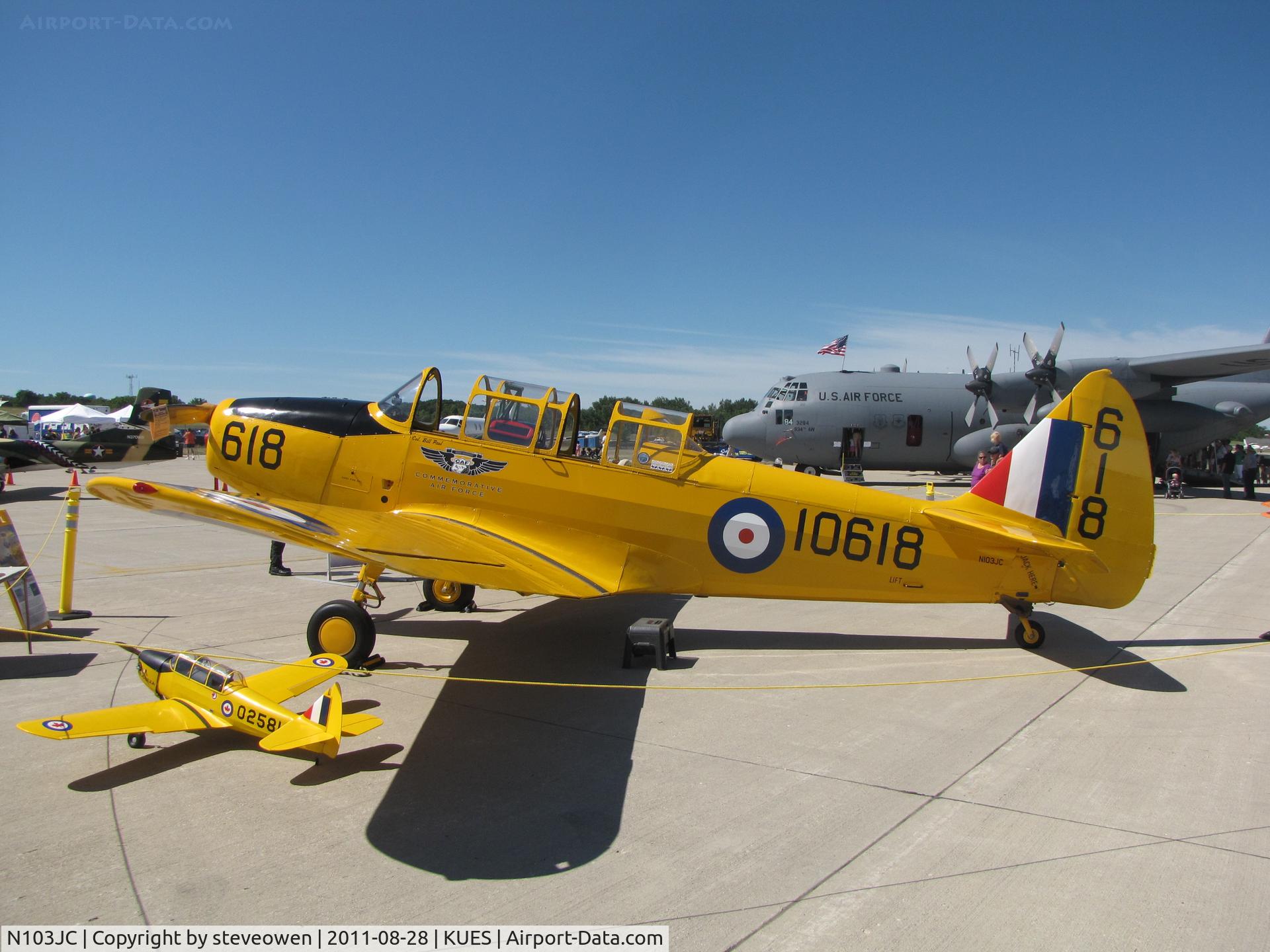 N103JC, 1943 Fairchild M-62A-3 Cornell II C/N FC119, Wings over Waukesha 2011