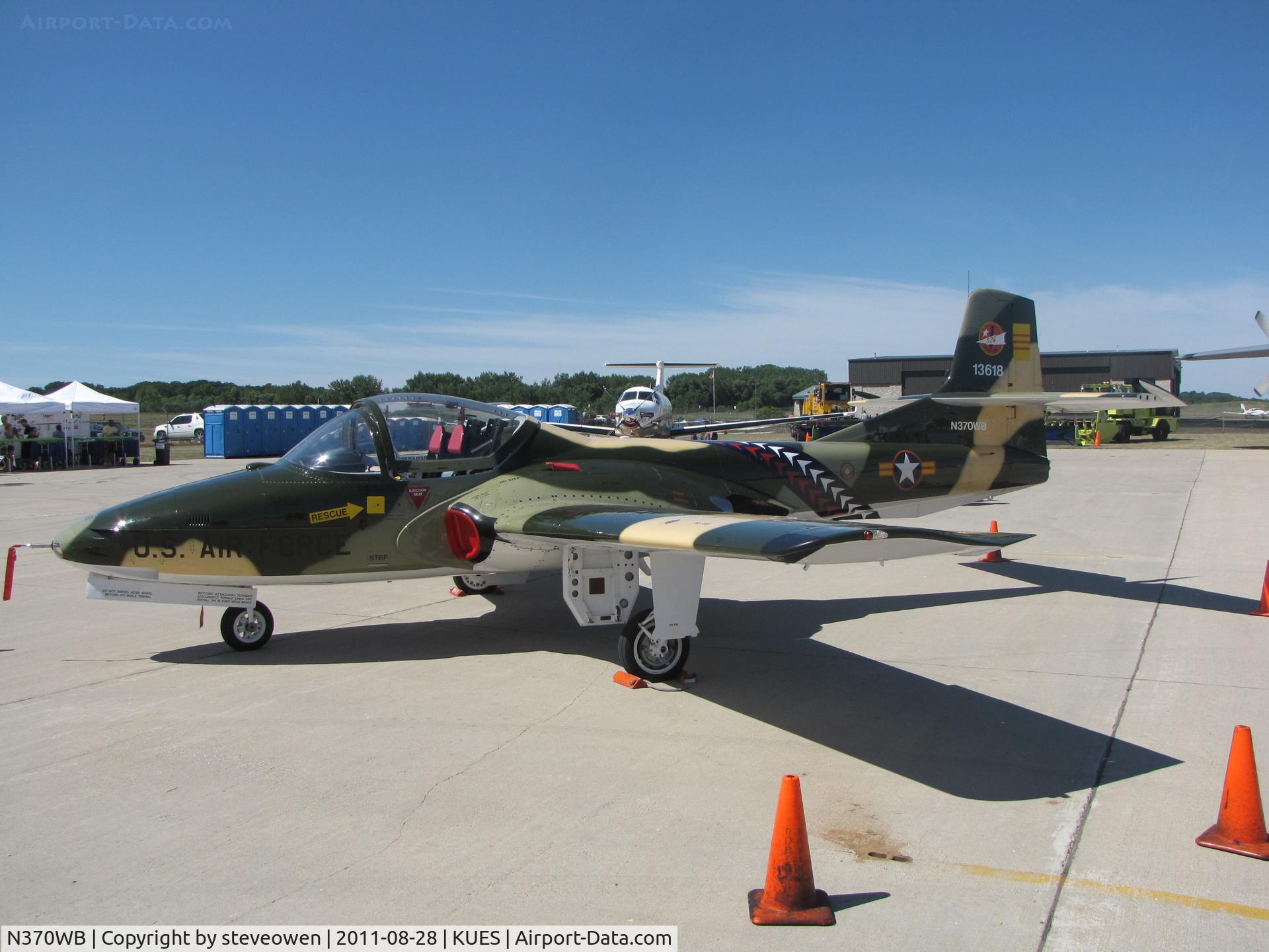 N370WB, 1966 Cessna T-37C Tweety Bird C/N 40974, Wings over Waukesha 2011