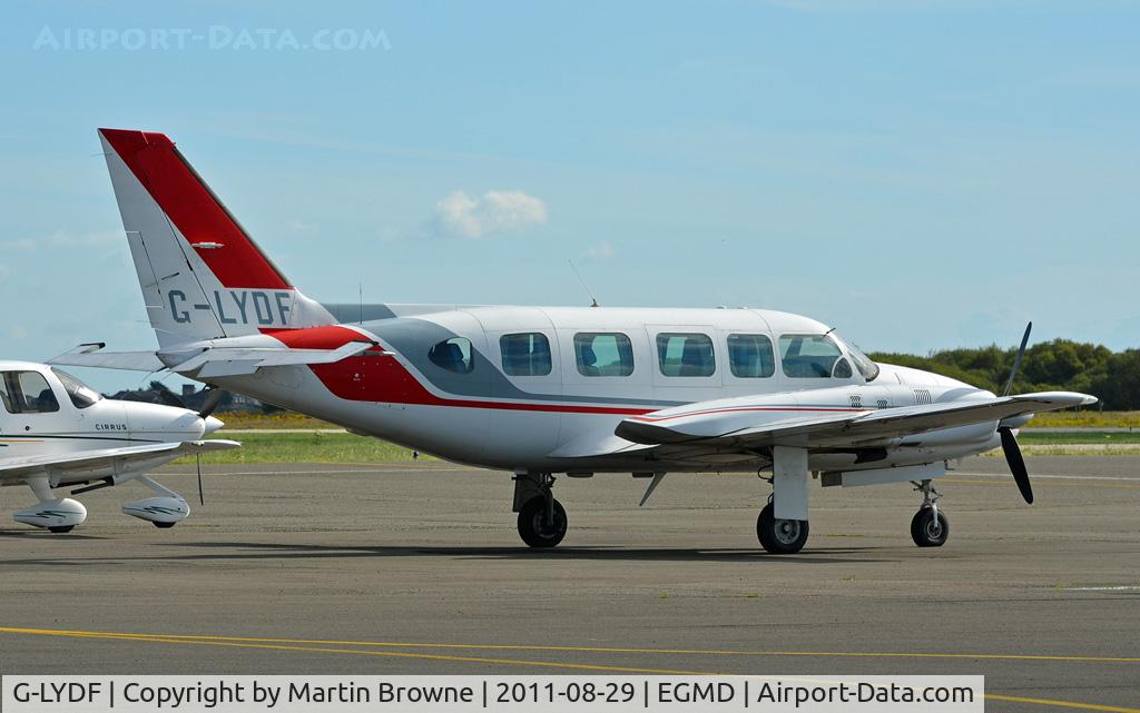 G-LYDF, 1979 Piper PA-31-350 Chieftain C/N 31-7952031, SHOT AT LYDD