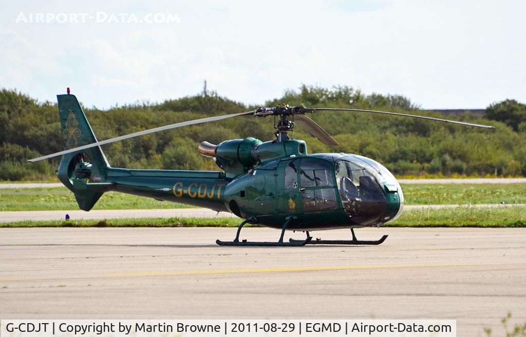 G-CDJT, 1978 Aérospatiale SA-341G Gazelle C/N 1509, SHOT AT LYDD