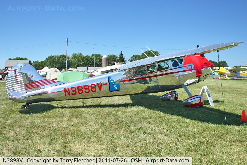 N3898V, 1949 Cessna 195 C/N 7376, 1949 Cessna 195, c/n: 7376 at 2011 Oshkosh