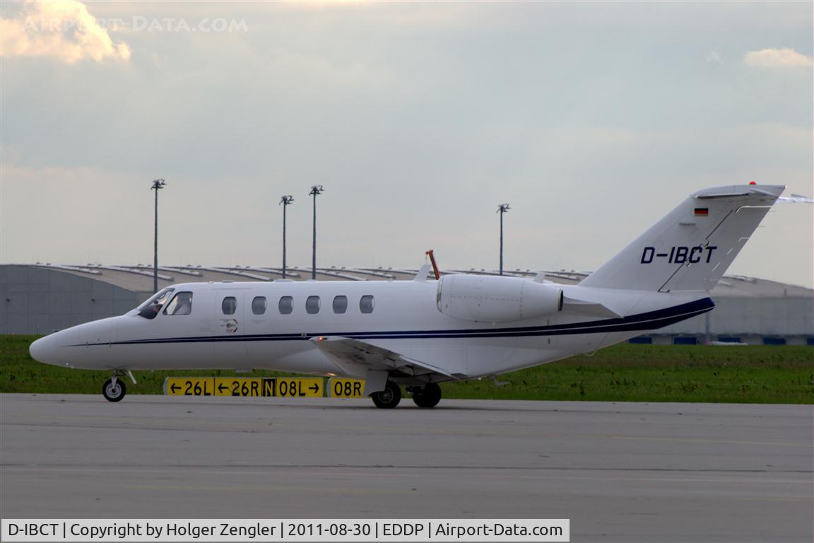D-IBCT, 2004 Cessna 525A CitationJet CJ2 C/N 525A-0210, Leaving GAT for take-off on rwy 26R.
