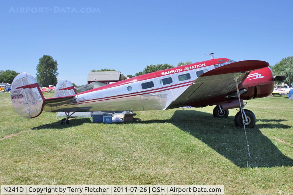 N241D, 1961 Beech C-45H Expeditor C/N AF-850, 1961 Beech C-45H, c/n: AF-850
at 2011 Oshkosh