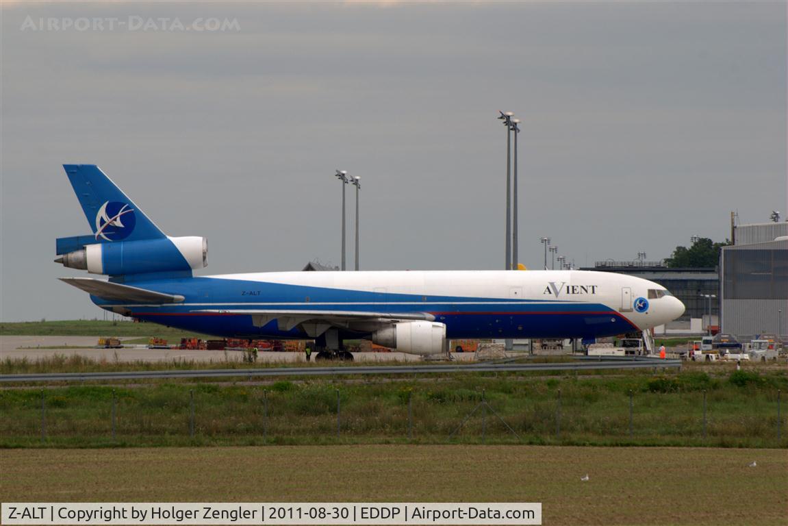Z-ALT, 1979 McDonnell Douglas DC-10-30 C/N 47818, Rare visitor from Zimbabwe at WCC Leipzig.