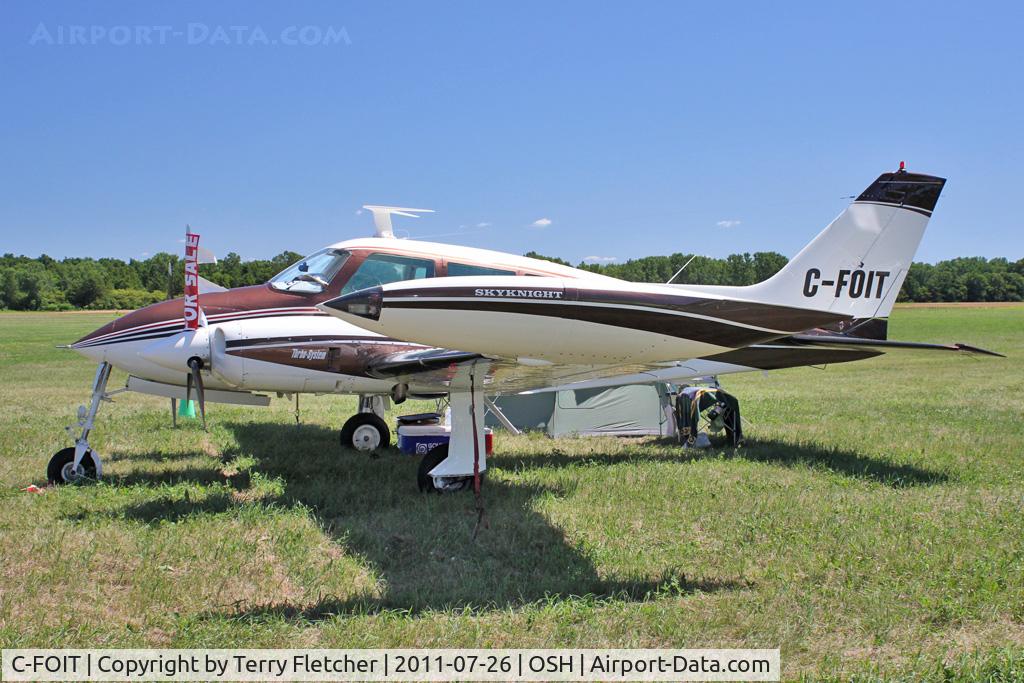 C-FOIT, 1966 Cessna 320E Executive Skyknight C/N 320E0006, 1966 Cessna 320E, c/n: 320E0006
at 2011 Oshkosh