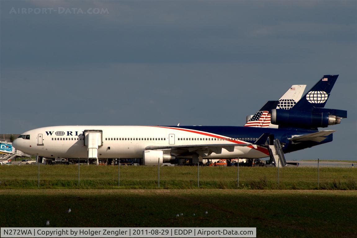 N272WA, 1992 McDonnell Douglas MD-11 C/N 48437, In front of the American corner a beautiful member of WORLD´s fleet.