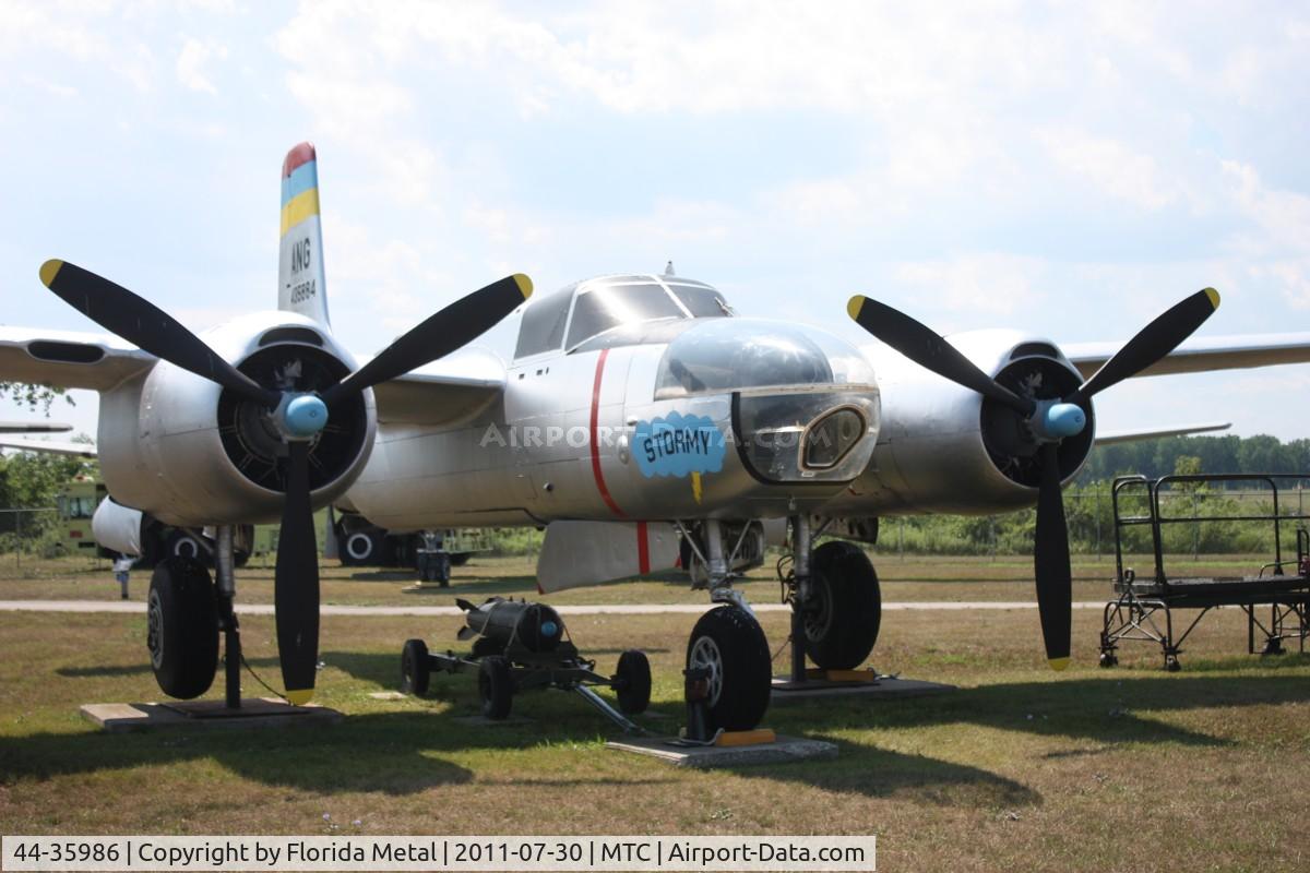 44-35986, 1944 Douglas A-26C Invader C/N 29265, A-26C invader wearing a fake serial of 44-35884.  This also used to wear the civil number of N6382T