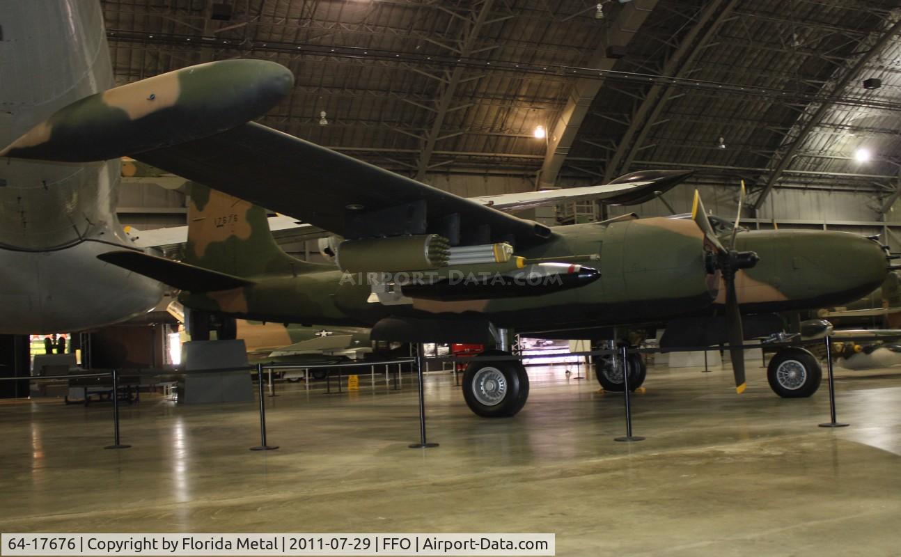 64-17676, 1971 Douglas-On Mark B-26K Counter Invader C/N 7309 (was 41-39596), Technically a B-26K Invader, but this body design I still consider the A-26.  When I think of B-26, I think of the Marauder not the Invader