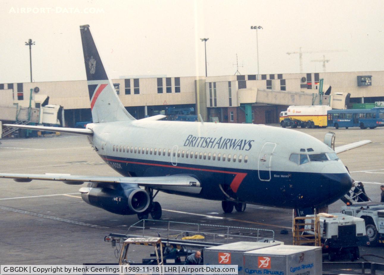 G-BGDK, 1980 Boeing 737-236 C/N 21800, British Airways
