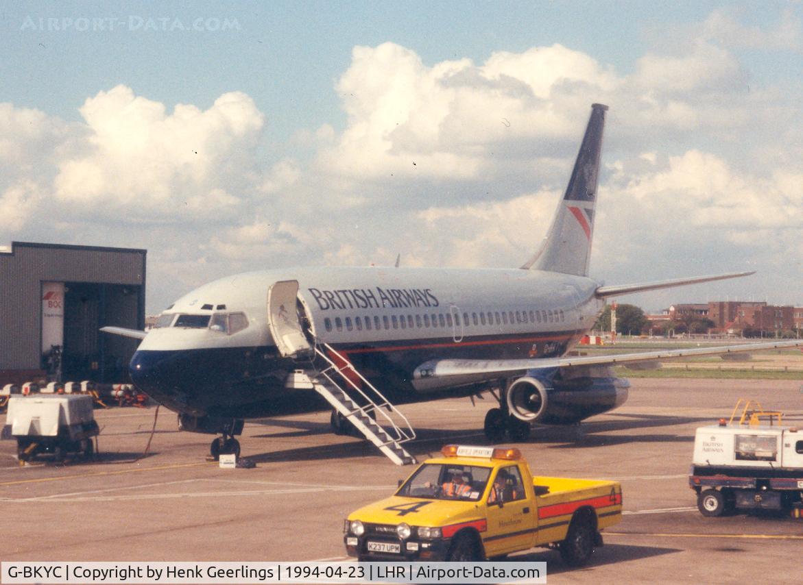 G-BKYC, 1984 Boeing 737-236 C/N 23161, British Airways