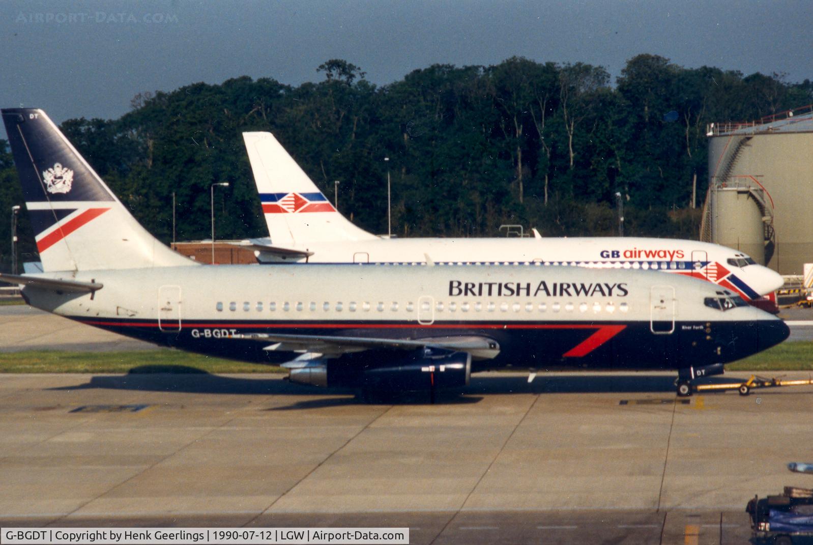 G-BGDT, 1980 Boeing 737-236 C/N 21807, British Airways