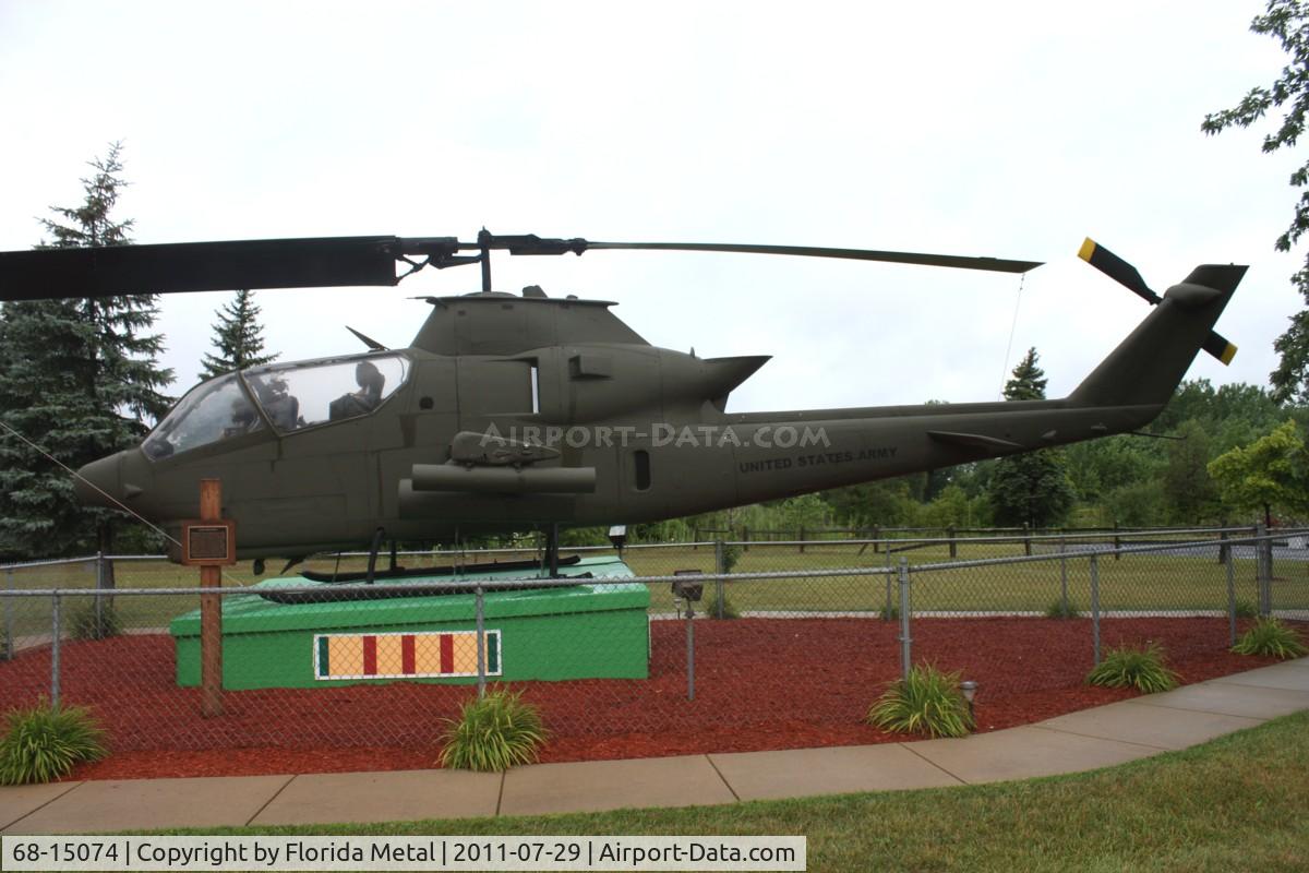 68-15074, 1968 Bell AH-1G Cobra C/N 20608, AH-1G at a Vietnam Memorial Park Monroe MI