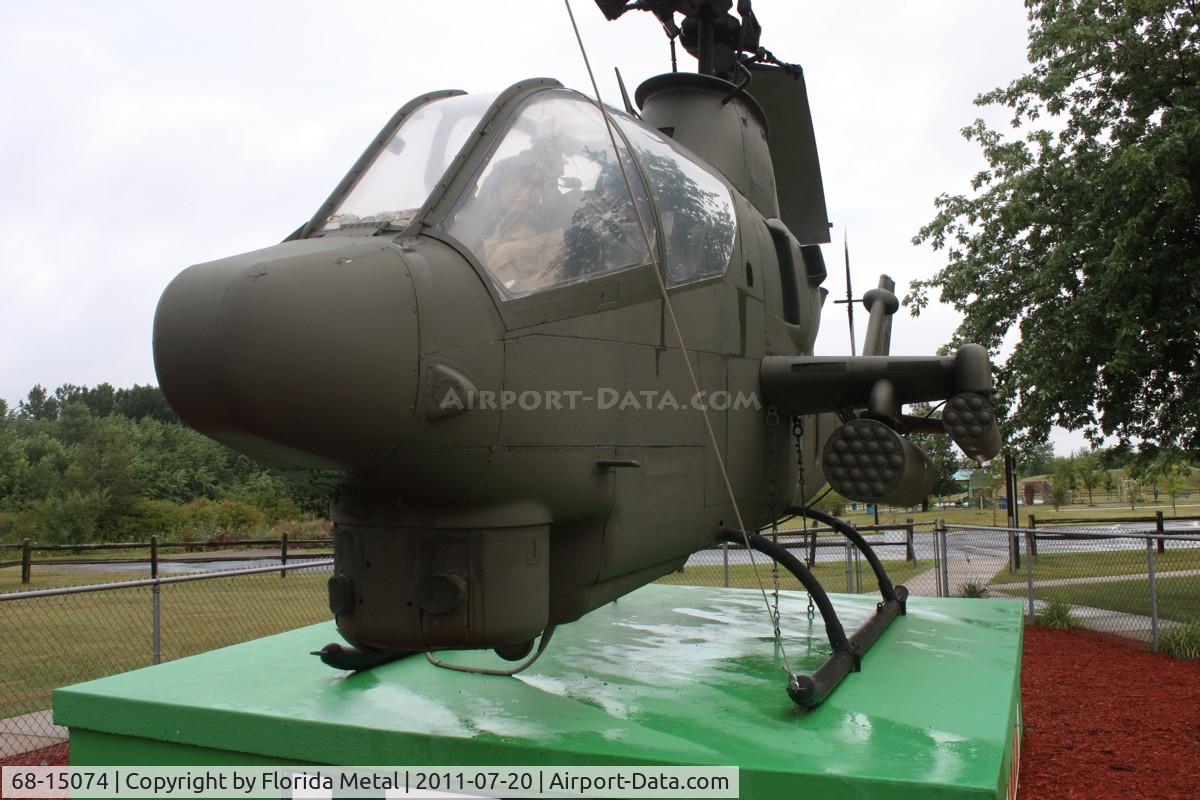 68-15074, 1968 Bell AH-1G Cobra C/N 20608, AH-1G at Vietnam Memorial Park Monroe MI