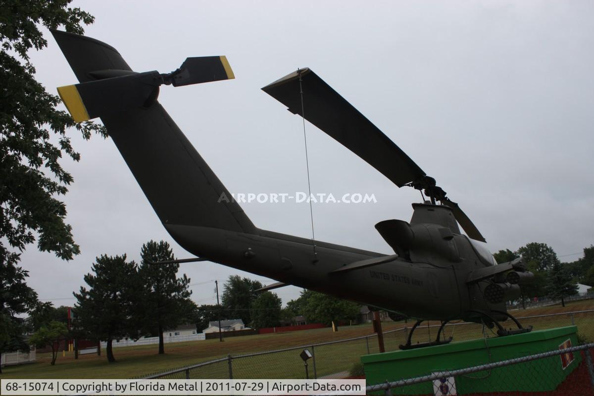 68-15074, 1968 Bell AH-1G Cobra C/N 20608, AH-1G at Vietnam Memorial Park Monroe MI