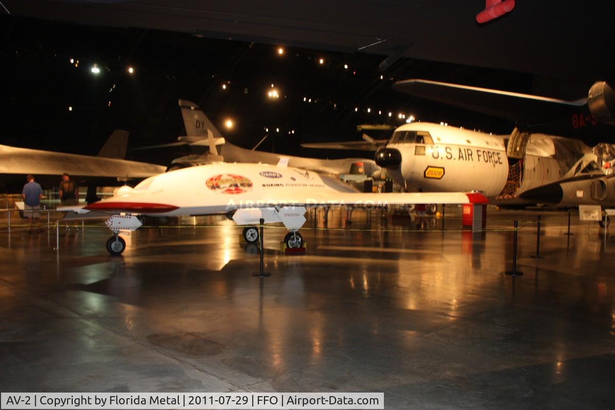 AV-2, 2000 Boeing X-45A C/N Unknown, Boeing X-45, in the dark and kinda blurred