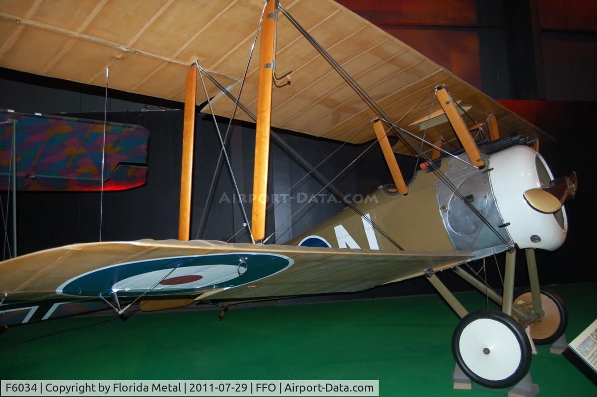 F6034, 1974 Sopwith F.1 Camel C/N Not found F6034, Sopwith Camel F.1