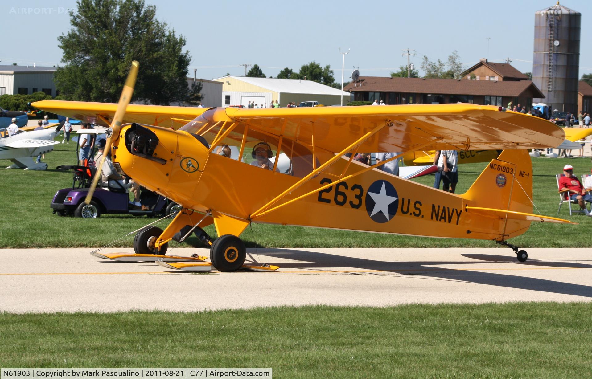 N61903, 1942 Piper J3C-65 Cub Cub C/N 8263, Piper NE-1