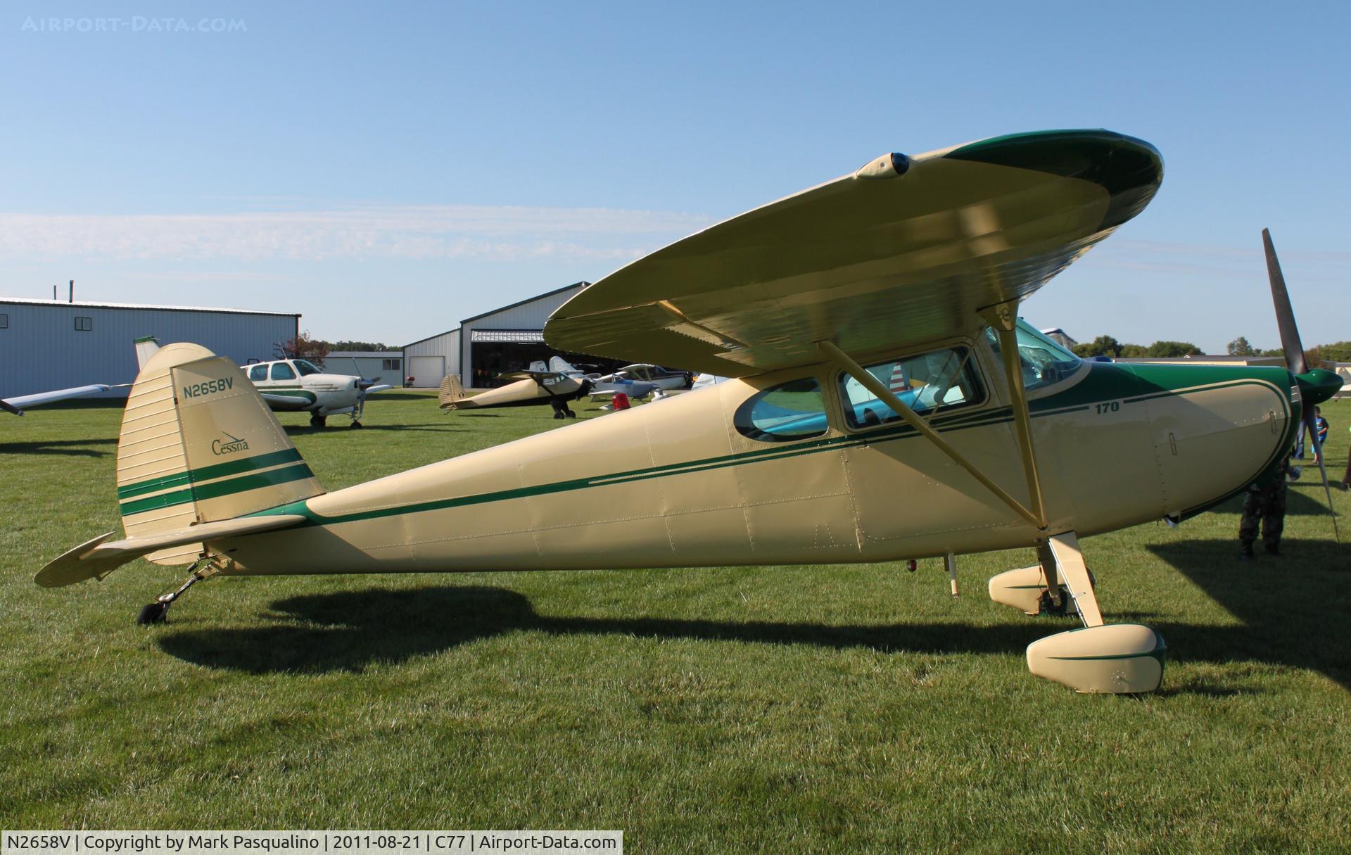 N2658V, 1948 Cessna 170 C/N 18168, Cessna 170