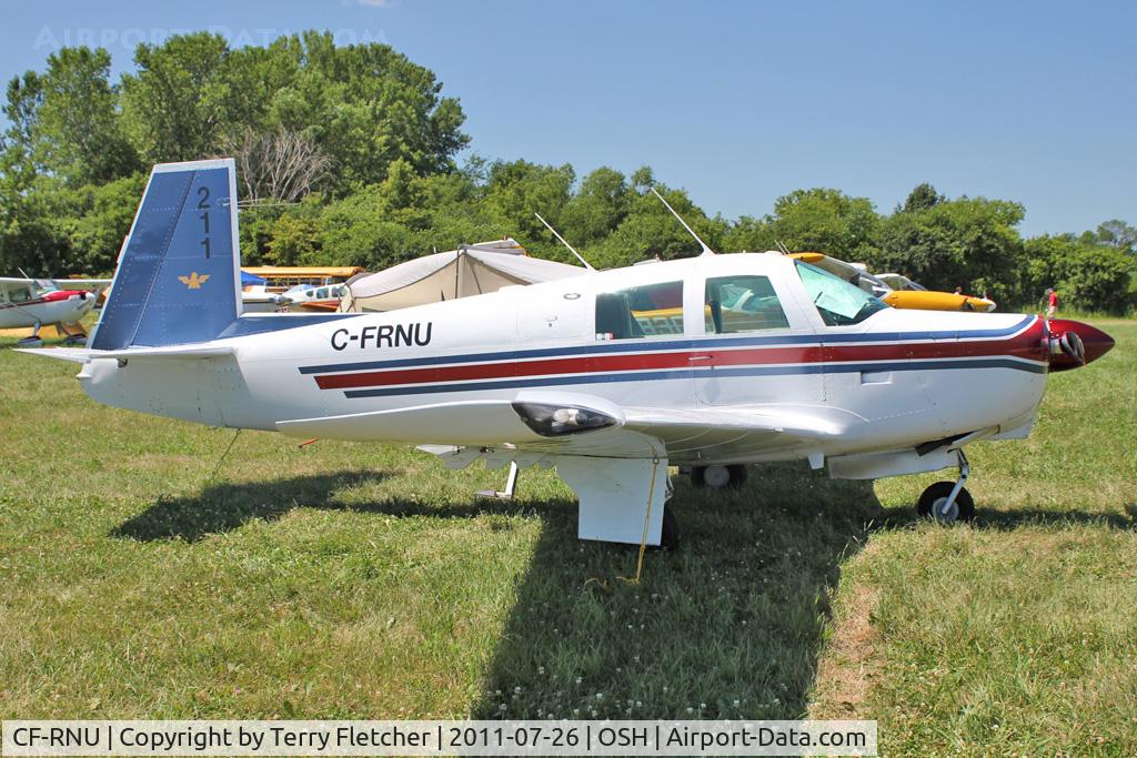 CF-RNU, 1964 Mooney M20C Ranger C/N 2850, 1964 Mooney M20C, c/n: 2850
at 2011 Oshkosh