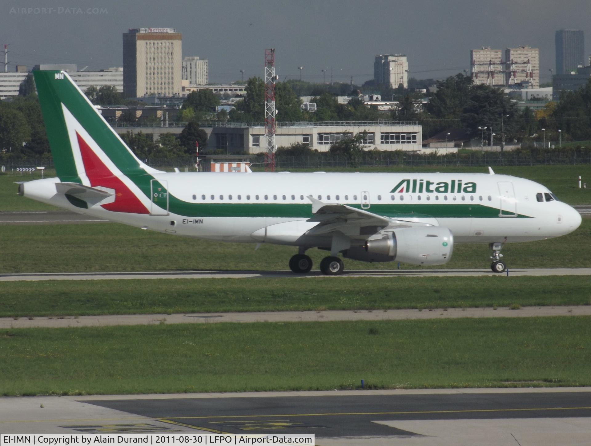 EI-IMN, 2011 Airbus A319-111 C/N 4764, AZ initially served Paris through ORY and moved to CDG during the early eighties. Far from moving everything back across, the Italian flag-carrier made it back to ORY by adding two frequencies from/to Linate