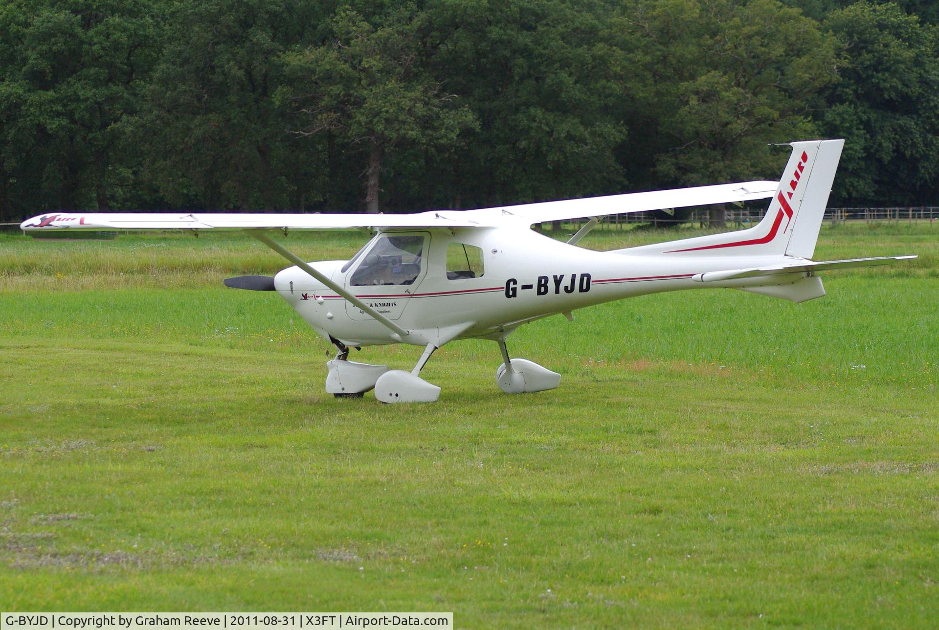 G-BYJD, 1999 Jabiru UL C/N PFA 274-13376, Parked at Felthorpe.