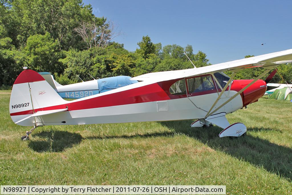N98927, 1946 Piper PA-12 Super Cruiser C/N 12-279, 1946 Piper PA-12, c/n: 12-279 at 2011 Oshkosh