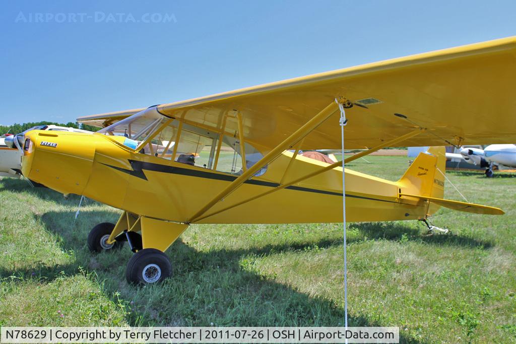 N78629, 1947 Piper PA-11 Cub Special C/N 11-1390, 1947 Piper PA-11, c/n: 11-1390 at 2011 Oshkosh