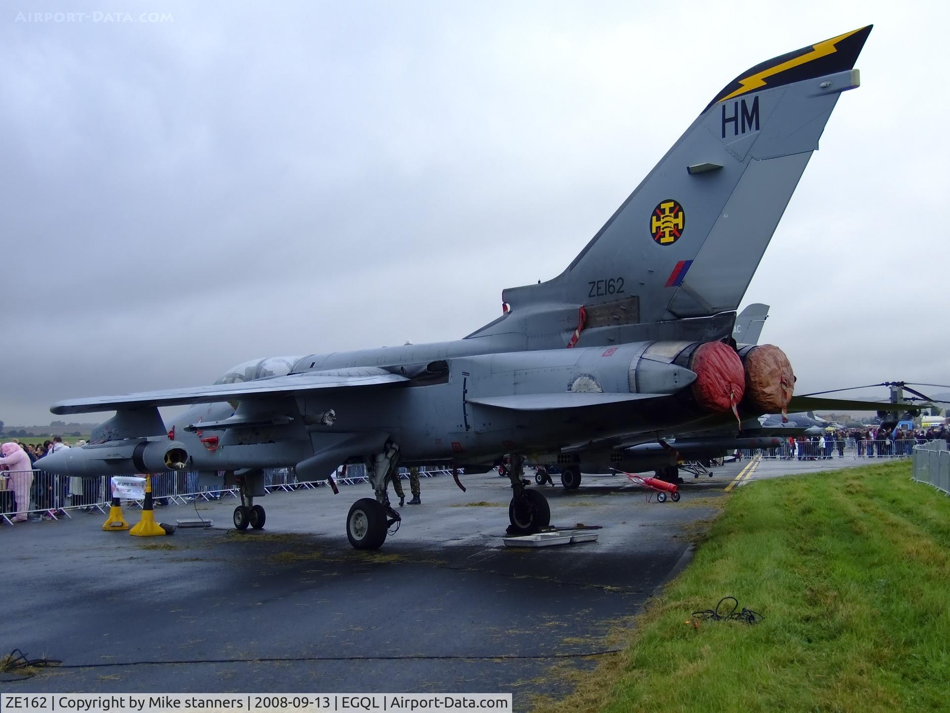 ZE162, 1986 Panavia Tornado F.3 C/N 524/AS016/3236, 111sqn Tornado F.3 Seen here carrying a BOZ-107 Chaff/flare pod under the wing